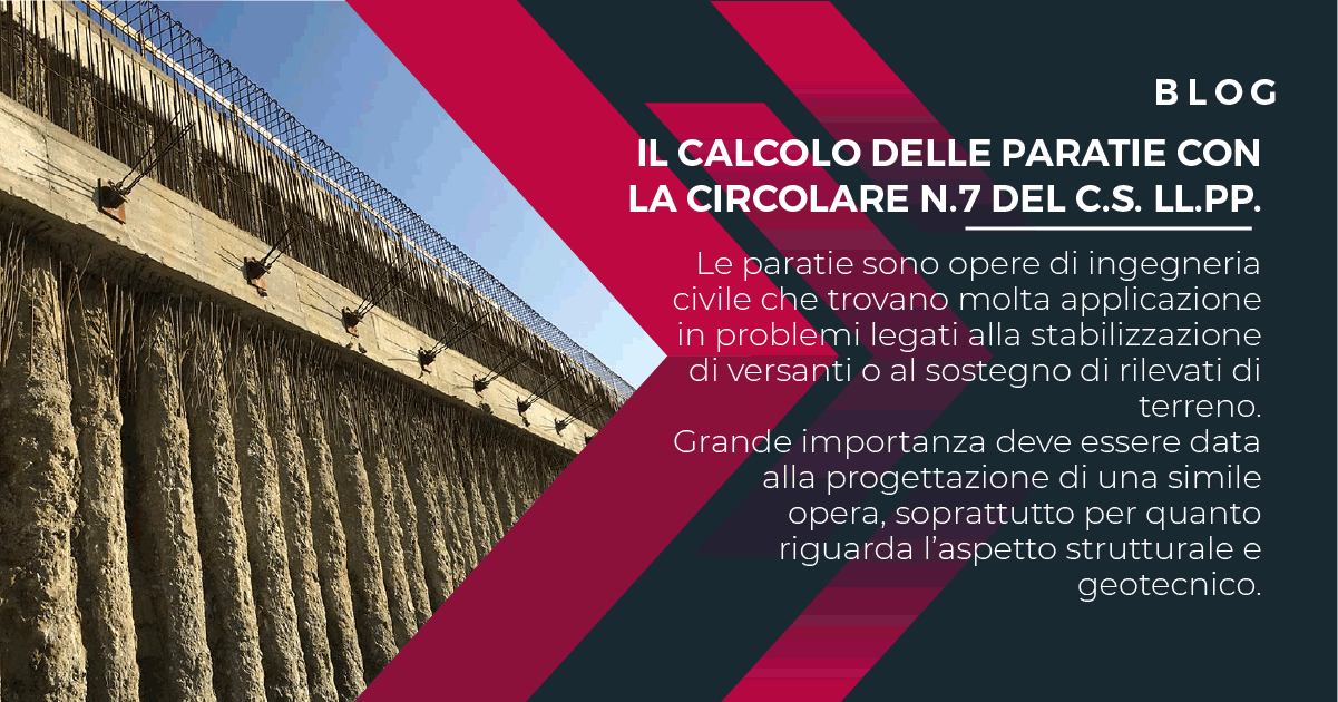 Il calcolo delle paratie con la Circolare n.7 del C.S. LL.PP. - Geostru ...