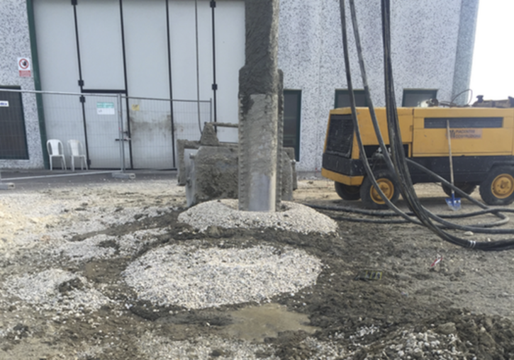 gravel piles priebe liquefazione