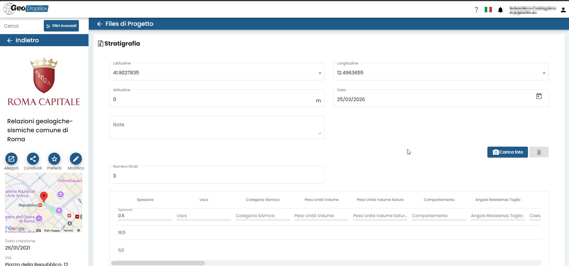 input stratigrafia geodropbox geostru