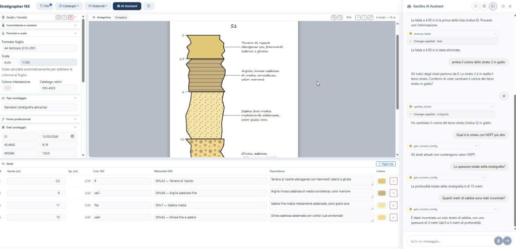 colonne stratigrafiche stratigrapher nx geostru