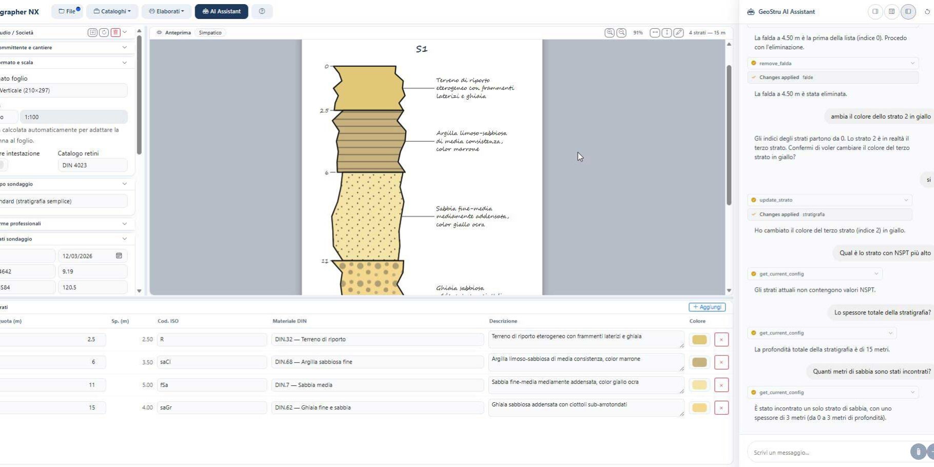 colonne stratigrafiche stratigrapher nx geostru