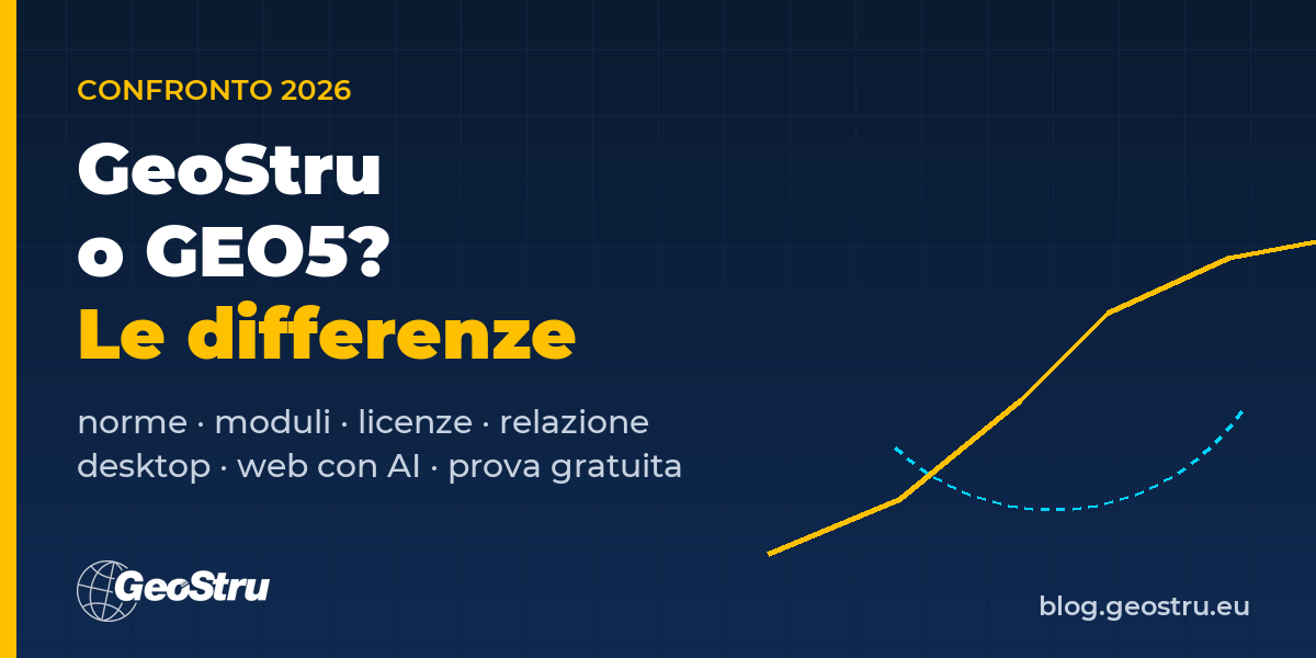 GeoStru o GEO5: le differenze tra le due suite geotecniche