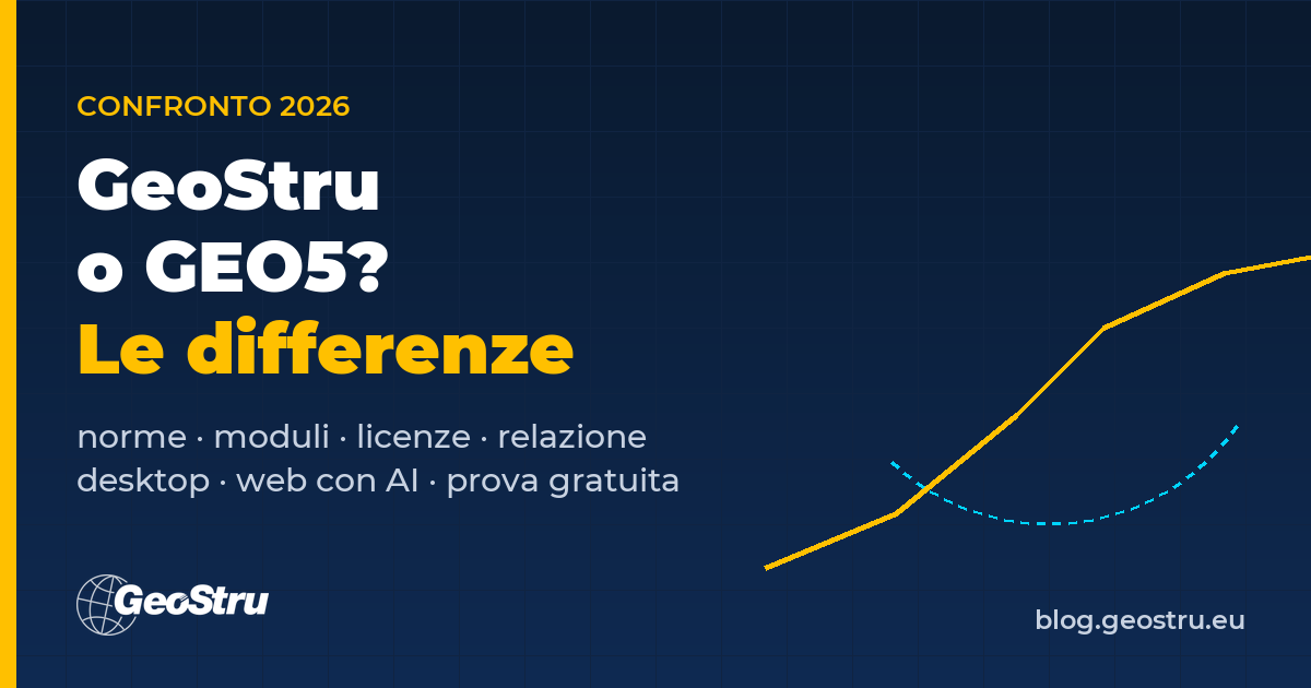 GeoStru o GEO5: le differenze tra le due suite geotecniche