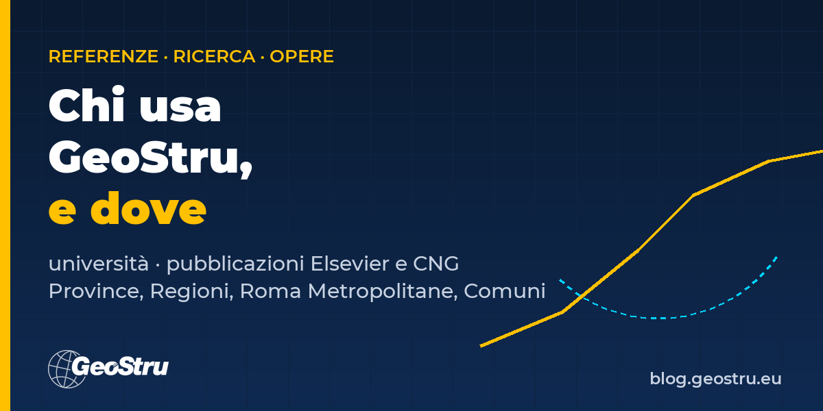 Referenze GeoStru: chi usa i software e dove