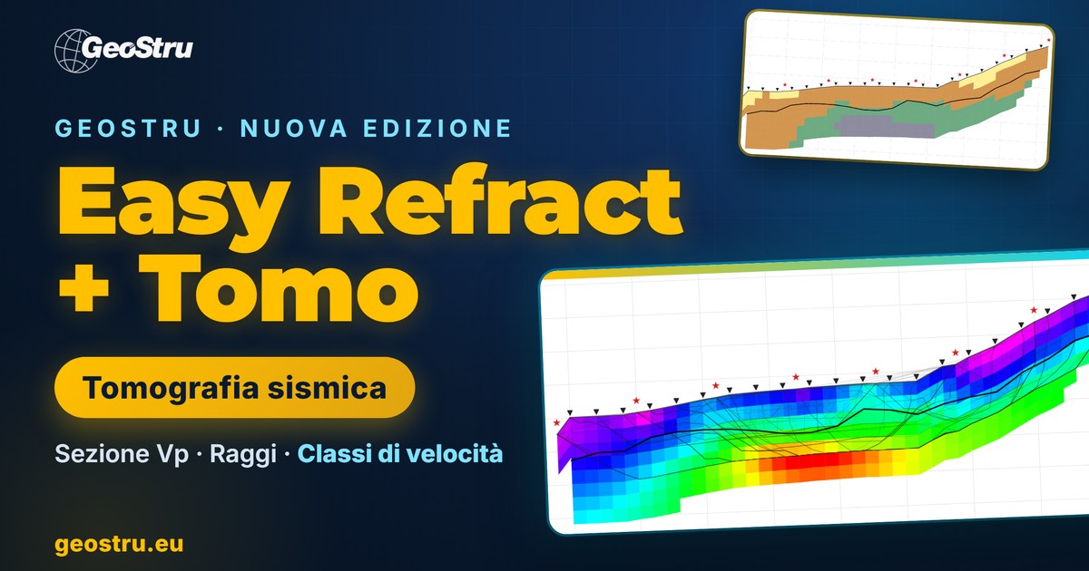 Easy Refract + Tomo – tomografia sismica Easy Refract + Tomo: tomografia sismica a rifrazione